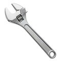 Adjustable wrench tool for various fastener sizes Royalty Free Stock Photo