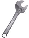 Adjustable wrench vector