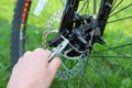 Adjusting Bicycle Gears with Pliers