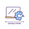Adjustment problem RGB color icon Royalty Free Stock Photo