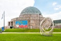 Adler Planetarium, located at the shore of Lake Michigan in Chicago.