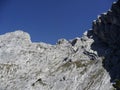 Adler Via ferrata at Karkopf mountain, Tyrol, Austria Royalty Free Stock Photo