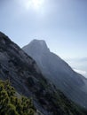Adler Via ferrata at Karkopf mountain, Tyrol, Austria Royalty Free Stock Photo