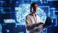 Admin doing AI human brain simulation