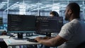 Admin in server hub tasked with protecting valuable data against hacking attacks