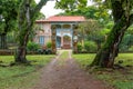 Administrative building of an abandoned penal colony, French Guiana Royalty Free Stock Photo