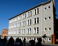 Administrative building in Brasov, Transilvania Royalty Free Stock Photo