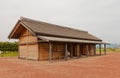 Administrative building of Shiwa Castle, Morioka city, Japan