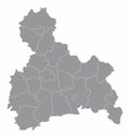 Upper Bavaria administrative map