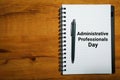 Administrative Professionals Day concept