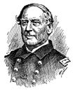 Admiral David G. Farragut, vintage illustration