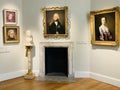 Admiral Nelson portraits inside Queen`s House in Greenwich London United Kingdom 2020 Royalty Free Stock Photo