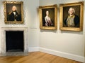 Admiral Nelson portraits inside Queen`s House in Greenwich London United Kingdom 2020 Royalty Free Stock Photo