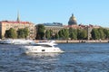 Admiralteyskaya embankment. St. Petersburg.