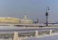 Admiralteyskaya embankment in St. Petersburg