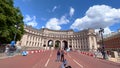 Admiralty Arch London is a fanous Landmark in Westminster - LONDON, UK - JUNE 9, 2022 Royalty Free Stock Photo