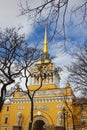 The Admiralty building, Russia, St.-Petersburg, 24 Feb 2017