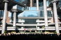 Entrance to the Lippo Centre building, Hong Kong Royalty Free Stock Photo