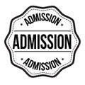 Admission label or stamp Royalty Free Stock Photo