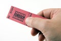 Admission Ticket Royalty Free Stock Photo