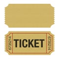 Admission Ticket Isolated