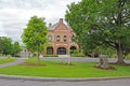 Admissions building on the campus of Colgate University in Hamilton, New York