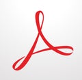 Adobe acrobat logo Royalty Free Stock Photo