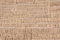 Adobe blocks from a Huaca, Miraflores, Peru Royalty Free Stock Photo