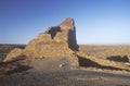 Adobe brick walls, circa 1100 AD, Citadel Pueblo Indian ruins of the Kayenta Anasazi tribe, AZ Royalty Free Stock Photo