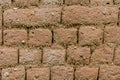 Adobe bricks wall background. background Royalty Free Stock Photo