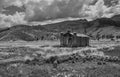 Adobe Church In The Plains Of The Andes Mountains