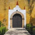 Adobe Church - Yucatan Peninsula - Mexico