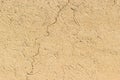 Adobe - clay and straw material weathered wall of rural old country house close-up as clay background Royalty Free Stock Photo