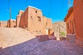 Adobe edifices, Abyaneh, Iran Royalty Free Stock Photo