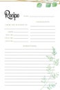 Make Your Own Recipe Notebook with Our Customizable Templates