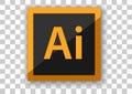 Adobe illustrator icon design software Royalty Free Stock Photo