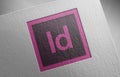 Adobe-indesign-cs6_1 on paper texture