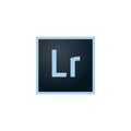 Adobe Lightroom logo editorial illustrative on white background Royalty Free Stock Photo