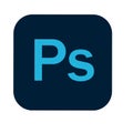 Adobe Photoshop logo icon app Royalty Free Stock Photo
