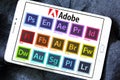 Adobe programs icons Royalty Free Stock Photo