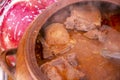 Adobo de Chancho arequipeÃ±o consists of a marinated pork meat dish Royalty Free Stock Photo