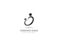 adobtion and community care logo template vector symbol