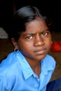 Adolescent Girl in rural India Royalty Free Stock Photo