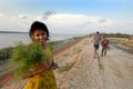 Adolescent Girl in rural India Royalty Free Stock Photo