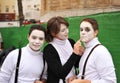 Adolescents in Carnaval of Cadiz, Andalusia, Spain Royalty Free Stock Photo