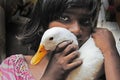 Adolescents girl in India. Royalty Free Stock Photo