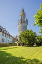 The Adolf\'s Tower in the castle of Friedberg Royalty Free Stock Photo