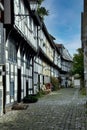 Adolfstrasse in the historic old city of Detmold