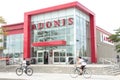 tor, canada - august 17, 2023: adonis mediterranean supermarket market grocery store front entrance and sign 190 p 17