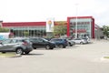 tor, canada - august 17, 2023: adonis supermarket grocery store with parking lot in front, wide shot 176 p 17